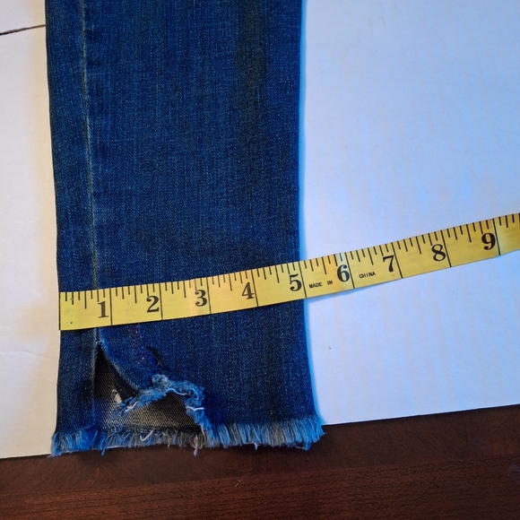 Joe's Jeans "Kalia" Blue Stretch Straight Leg Skinny Denim Jeans Women Size 30 - Picture 12 of 16